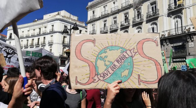 15-M: La huelga internacional contra el cambio climático llega a Madrid