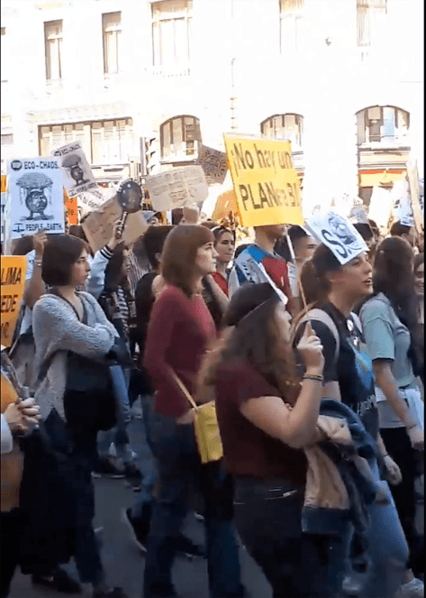 Personas en la manfiestación