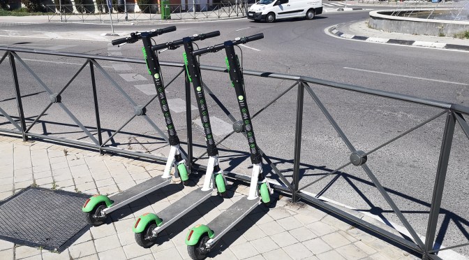 Patinetes eléctricos en Madrid